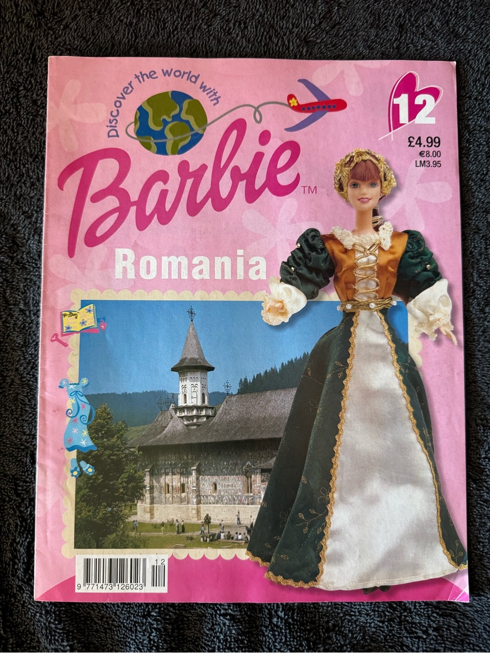 Barbie Romania Collectible Doll Magazine - Pink